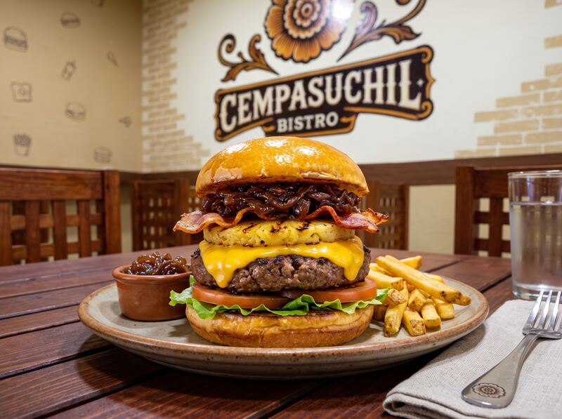 Hamburguesa Hawaiana